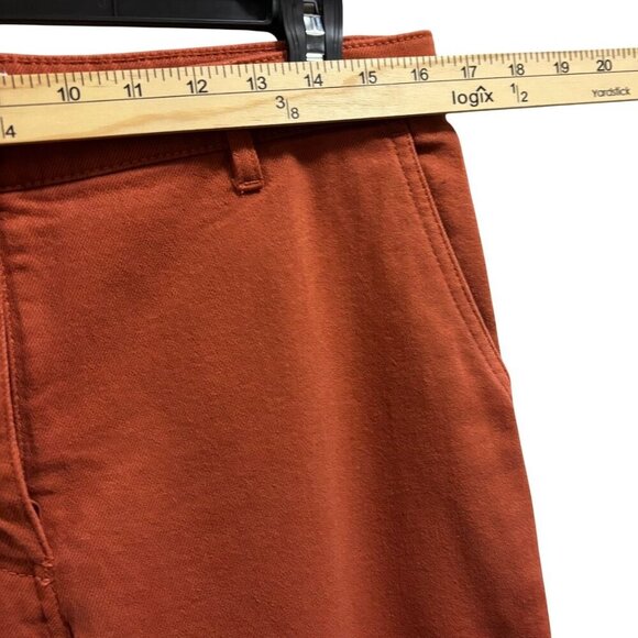 Aritzia Wilfred Free Womens Modern Rust Cargo Pants Size 12 Button Fly High-Rise - Picture 7 of 11